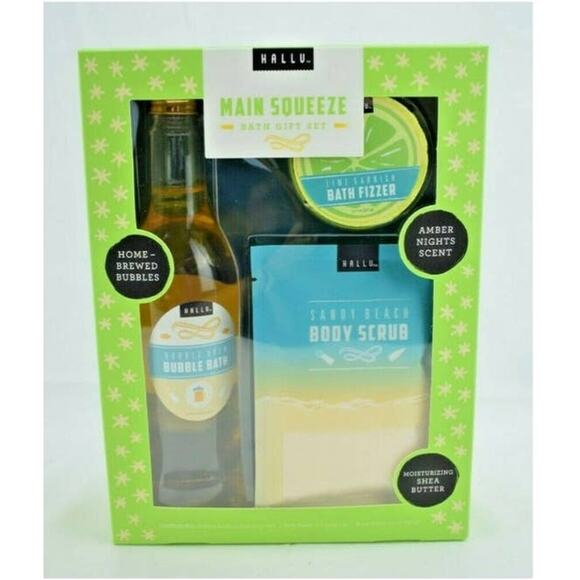 Hallu Main Squeeze 3 Pcs Bath Gift Set - Picture 1 of 5